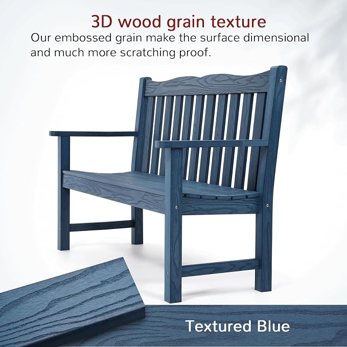 Stoog 4-Piece Patio Furniture Set, All-Weather HIPS Outdoor Dining Set - Image 4