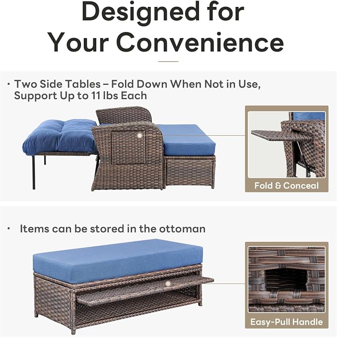 Belord Oversize Outdoor Daybed Set - Image 5