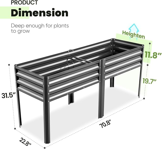 KING BIRD Raised Garden Bed - Image 7