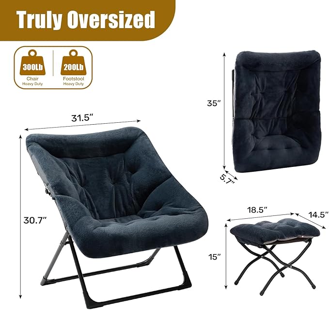 HollyHOME X-Large Saucer Chair - Image 3