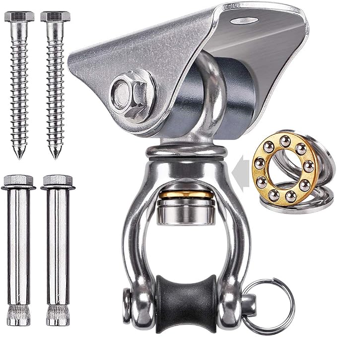 SELEWARE Silent Swing Hanger Heavy Duty Swing Hook Swivel Bearing Hanging by SELEWARE