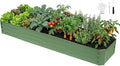 INNO STAGE 8×2×1ft Galvanized Raised Garden Bed Kit, Galvanized Planter Raised by INNOSTAGE