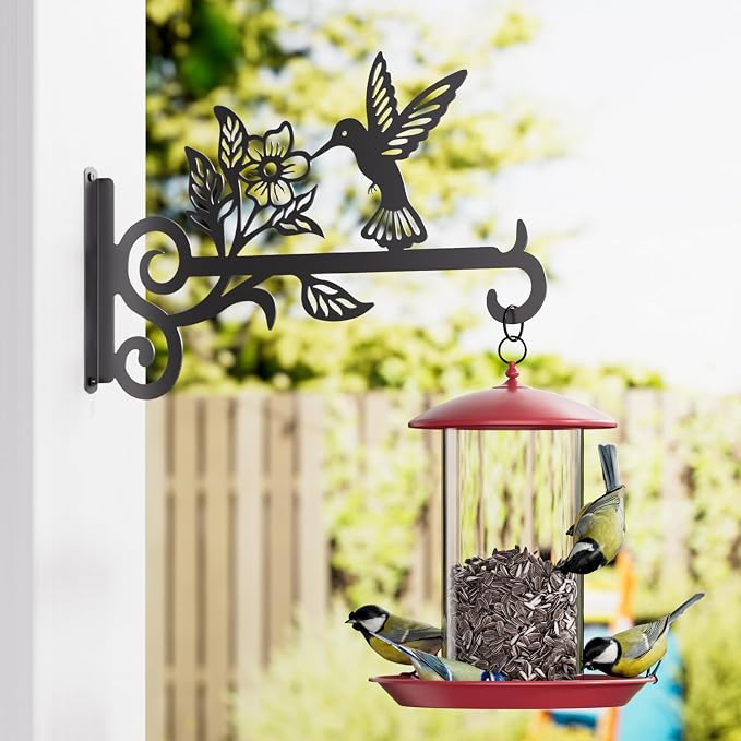 4-Pack Aesthetic Plant Hangers Outdoor – 10 Inch Metal Hanging Plant Bracket - Image 5