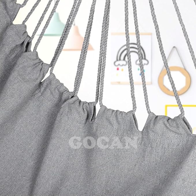 Hammock Chair Large Hammock Swing, 110 x 150cm Load 150kg, Cotton Hammock Chair - Image 5