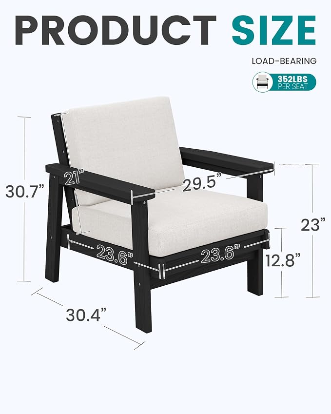 SERWALL Patio Furniture Set - Image 4