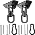 Heavy Duty Hammock Hanging Kit, 360° Rotating 1200 lb Swing Hangers by AINIKEY