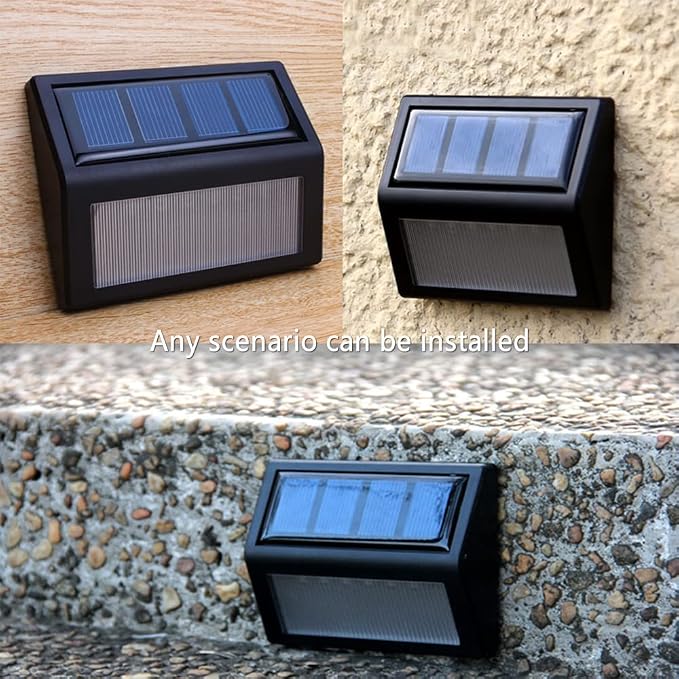 Solar Lights Outdoor, Waterproof Solar Powered Deck Step Lights - Image 7