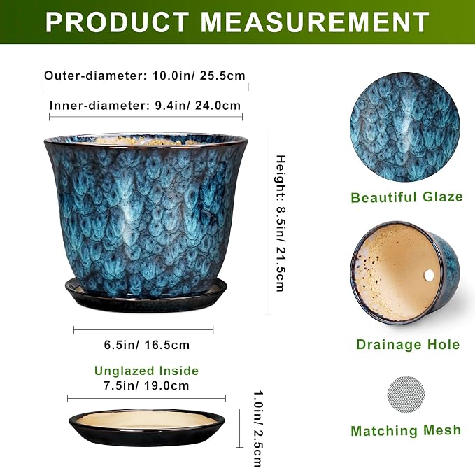 10 Inch Plant Pot - Image 2