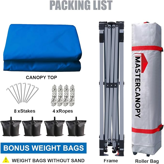 MASTERCANOPY Durable Pop-up Canopy Tent - Image 5