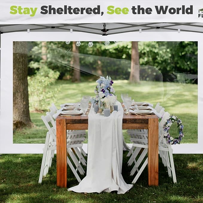 Instant Canopy Sidewalls for 10x10 Pop Up Canopy Tent, 300D Waterproof Material - Image 6