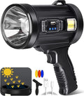 Spotlight 1000000 Lumens, 6 Modes Led Rechargeable Spotlight Flashlight As Seen by JSKNB