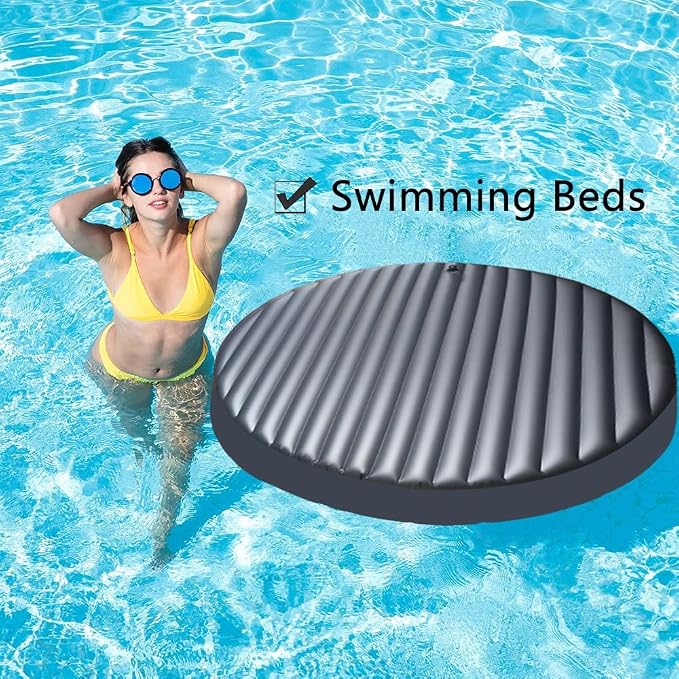 Outdoor Daybed Cushion, Round Water Bed Mattresses, Free Flow Full Wave - Image 7