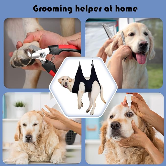 Guzekier Dog Grooming Hammock for Trim Nail, Dog Sling for Grooming, Dog - Image 6