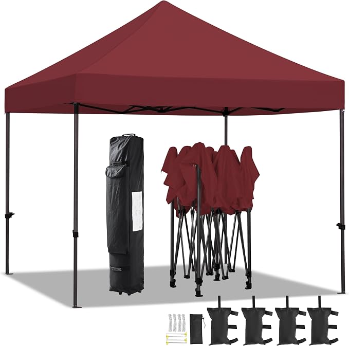 Yaheetech Canopy Tent, Commercial Instant Heavy Duty Canopy, 500D Waterproof by Yaheetech