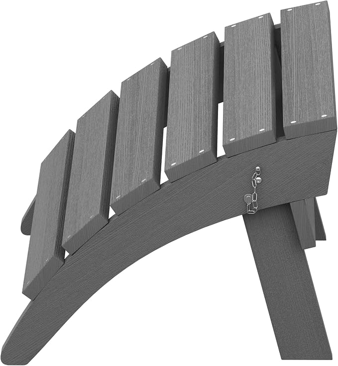 SERWALL Folding Adirondack Ottoman - Image 9