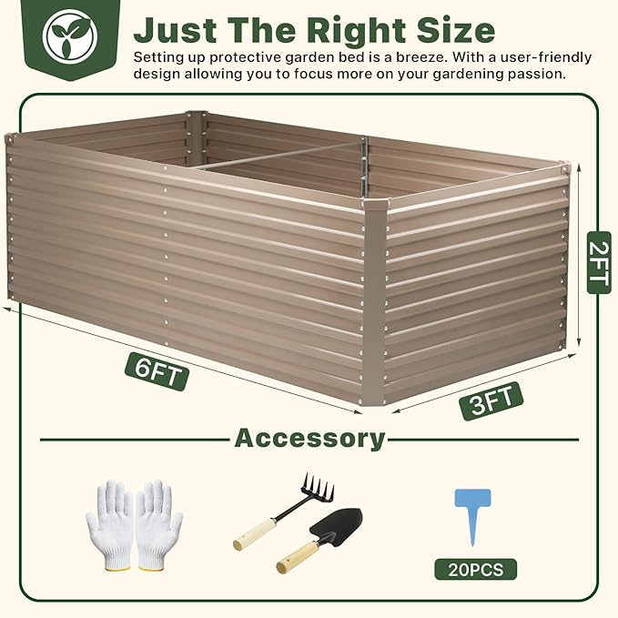 DTIG Galvanized Raised Garden Bed - Image 2