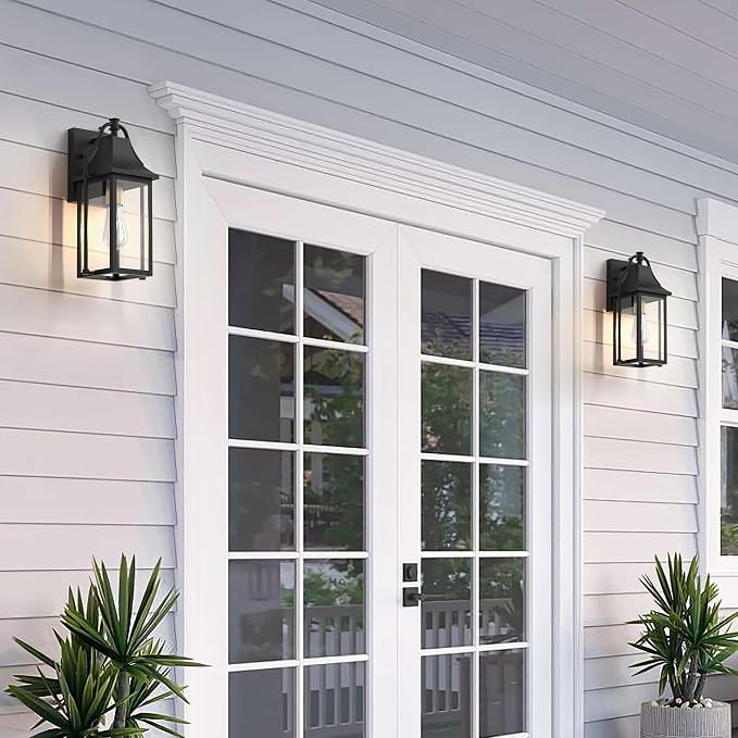 Dusk to Dawn Outdoor Wall Light, Waterproof Wall Sconces, Exterior Wall Mount - Image 7