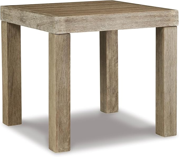 Signature Design by Ashley Silo Point Casual Outdoor Square Patio End Table by SignatureDesignbyAshley