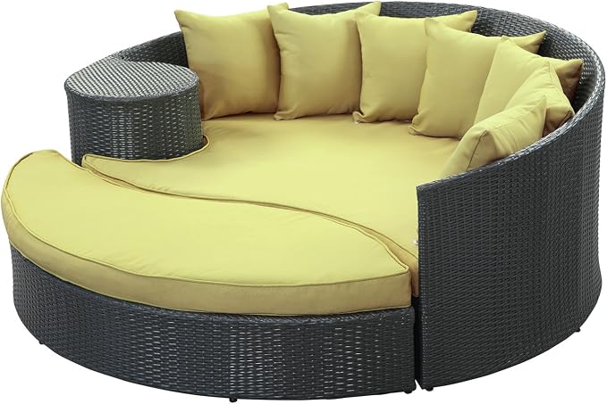 Modway Taiji Outdoor Wicker Patio Daybed - Image 3