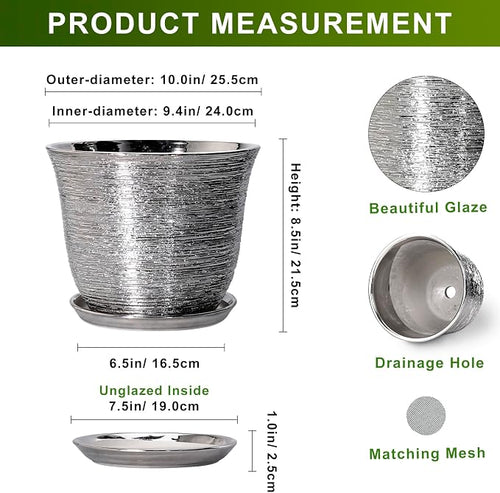 10 Inch Plant Pot - Image 2