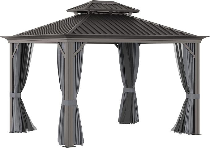 Outsunny 10' x 12' Hardtop Gazebo by Outsunny