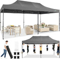 COBIZI 10x20 Pop up Canopy Tent Heavy Duty Without Sidewalls, Easy Set-up by COBIZI