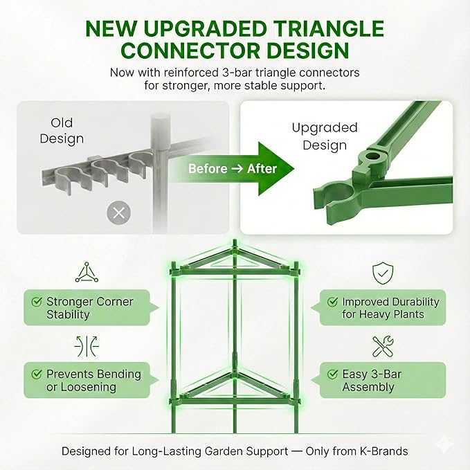 K-Brands Tomato Cage – Premium Tomato Plant Stakes Support Cages Trellis - Image 3