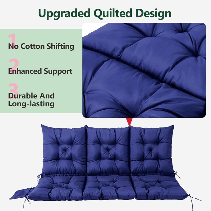 3 Seater Porch Swing Cushion, Thick Cushion - Image 5