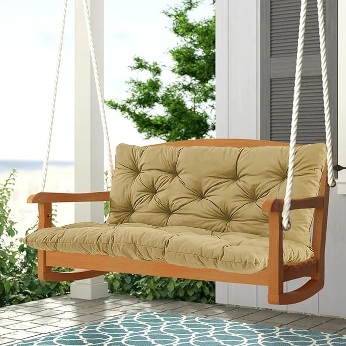 2-3 Seat Swing Replacement Cushion, Outdoor Bench Cushions - Image 5