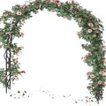 Queension Metal Wedding Arch for Ceremony Party Decoration 7Ft Wide 7.7Ft High by Queension