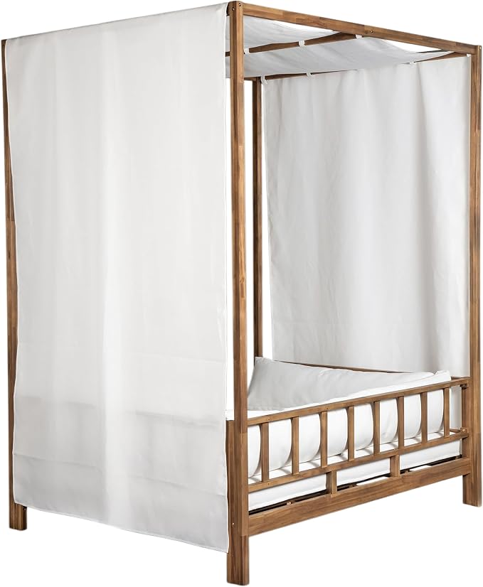 Scott Living Outdoor Acacia Wood Daybed - Image 6
