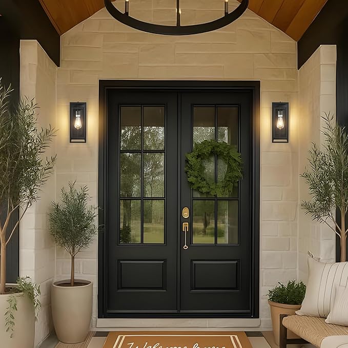 14" Outdoor Wall Lights Fixtures Dusk to Dawn Exterior Lighting Fixtures - Image 6