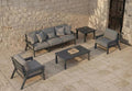 7 Piece Patio Conversation Sets, Outdoor Couch by PatioKingdom