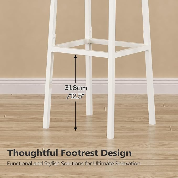 GILLAS Set of 2 Bar Stools, Tall Bar Stool - Image 5