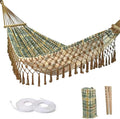 Portable Hammock, Bohemian Hammock, 2person Hammock, by Unknown