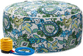 Magpie Fabrics Indoor/Outdoor Inflatable Stool Ottoman Pouf, Water Repellent by Magpie+Fabrics
