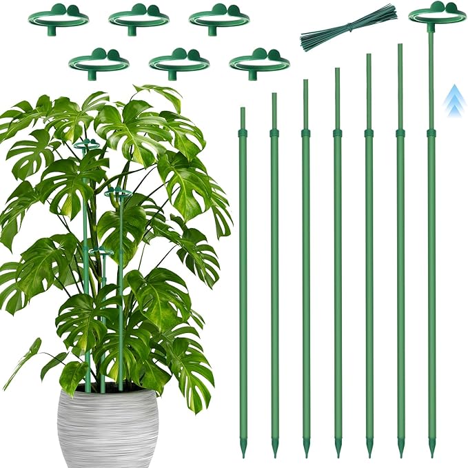 Telescoping Plant Stakes, Plant Sticks Support Tall by Stroller