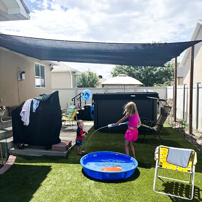 Garden Shade Cloth, 80%-90% Resistant Sun Shade Neting Mesh Tarp - Image 4