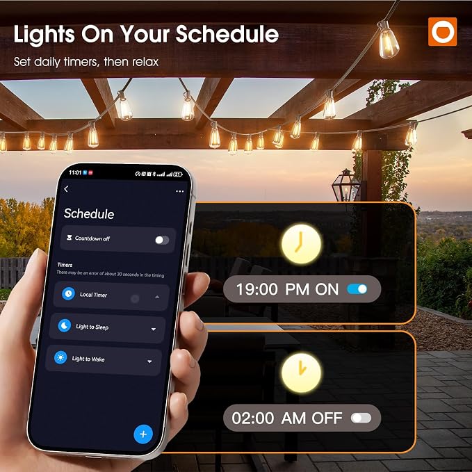 addlon 200FT Smart Outdoor String Lights - Image 5