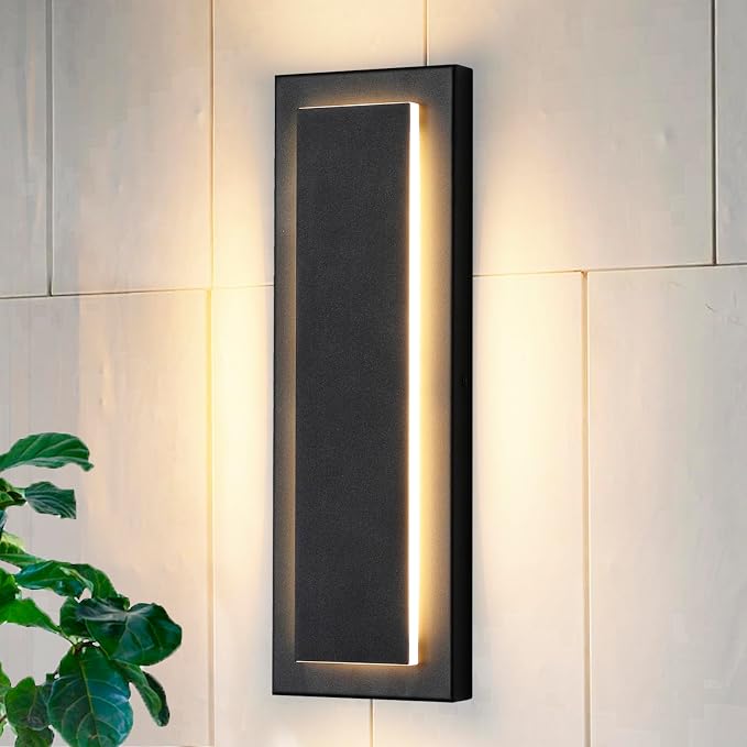 1 Pack Outdoor Wall Light For House, Modern Wall Lighting, Waterproof Exterior by ZSMAIKU