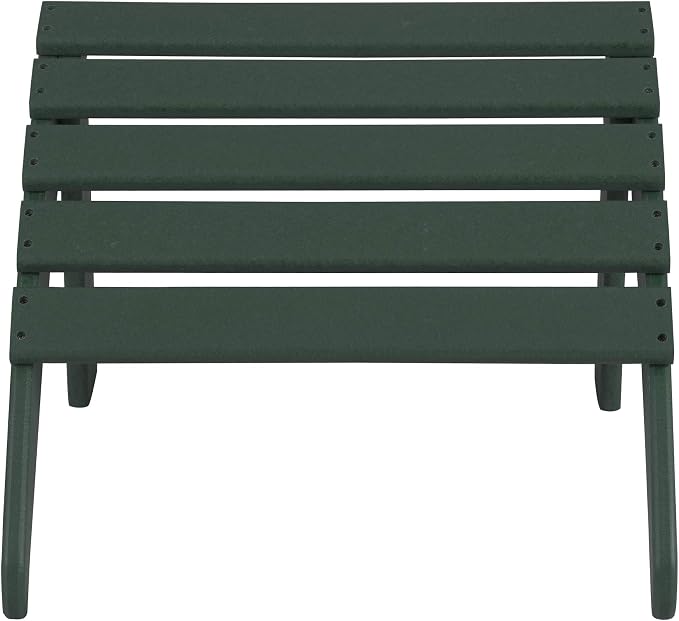 WO Home Furniture Adirondack Ottoman Outdoor Patio Footrest 13.5" Inch Folding - Image 6