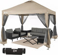 CROWN SHADES Gazebo 10x10 Pop Up Canopy by CrownShades