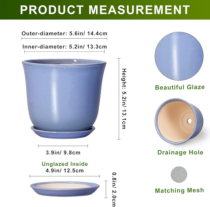 Ceramic Plant Pots - Image 2