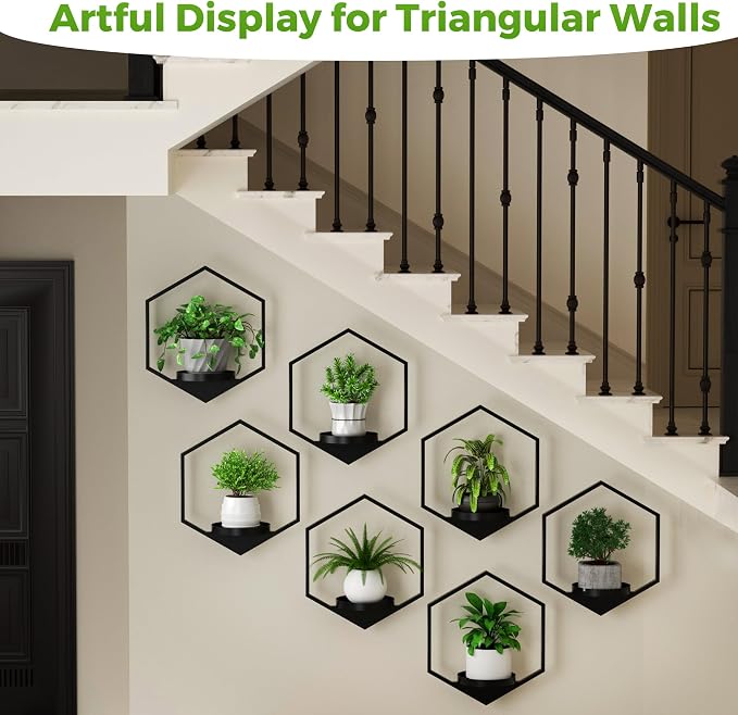 Wall Planters for Indoor Plants 7 Pack, Plant Frames Wall Decor Living Room - Image 4