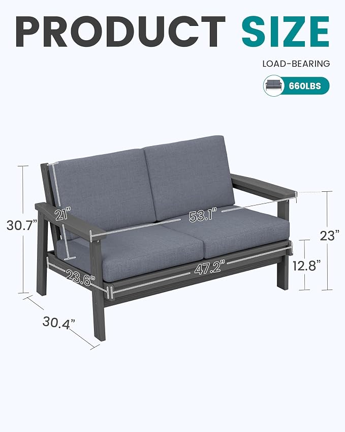 SERWALL Patio Furniture Set - Image 4