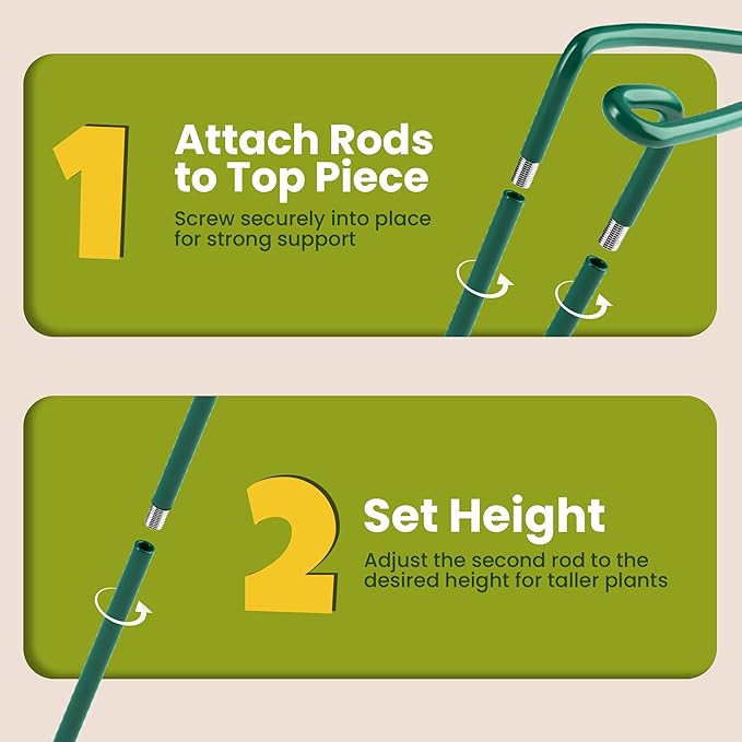 12 Pack Plant Support Stakes – Tall Plant Stakes - Image 6