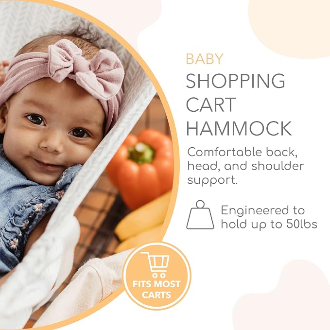 Binxy Baby Shopping Cart Hammock – Infant Seat - Image 5
