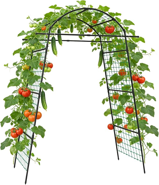 DOEWORKS 86 Inch Tall Garden Arch Trellis by DOEWORKS