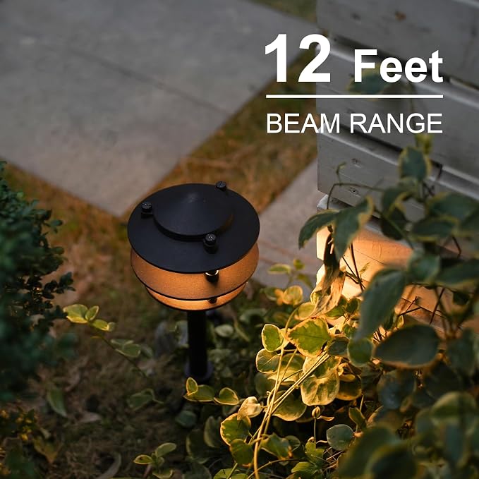 GOODSMANN Landscape Lighting 4PK Pathway Lights Low Voltage 2.2 Watt LED 12V AC - Image 5