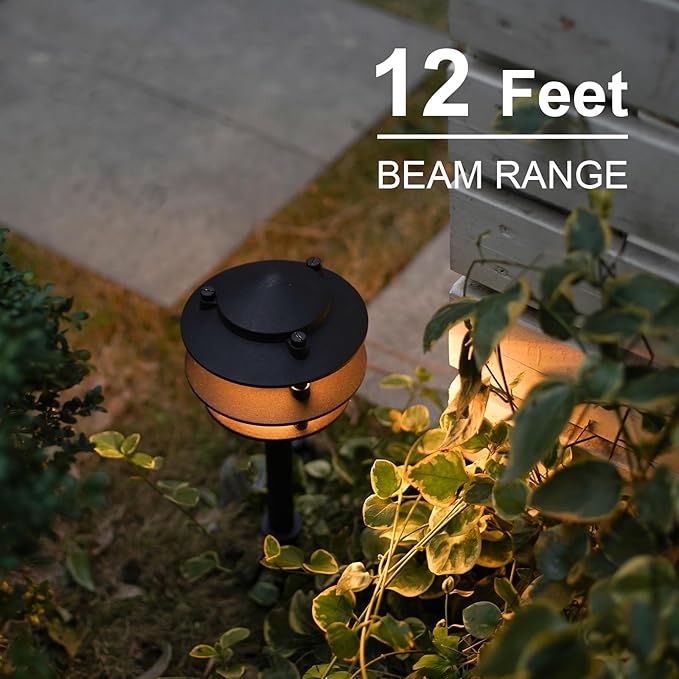 GOODSMANN Landscape Lighting 8PK Pathway Lights Low Voltage 2.2 Watt LED 12V AC - Image 5